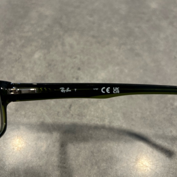Ray Ban Polished Havana On Green Prescription Glasses - Picture 5 of 8